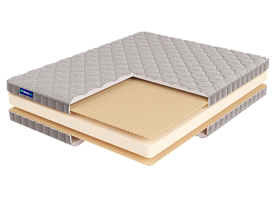 Матрас FOAM 10 Latex Double 200x200 19026 умеренно-мягкой жесткости высотой 12 см 400_400_1745365